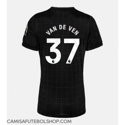 Camisa de time de futebol Tottenham Hotspur Micky van de Ven #37 Replicas 2º Equipamento Feminina 2025-26 Manga Curta Camisa de time de futebol Tottenham Hotspur Micky van de Ven #37 Replicas 2º Equipamento Feminina 2025-26 Manga Curta